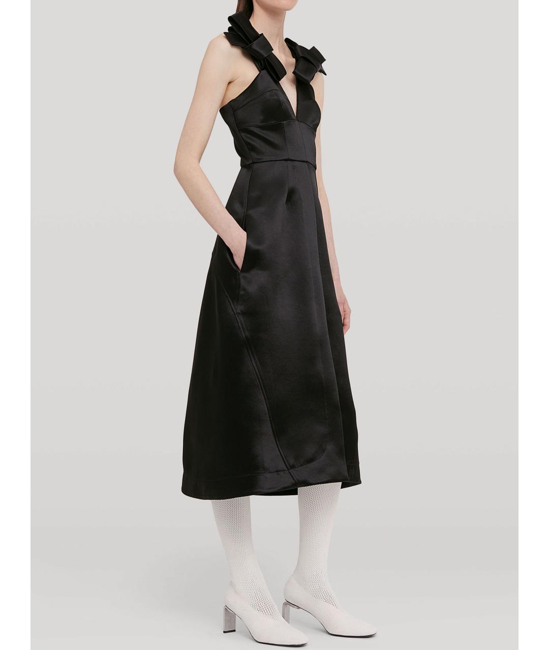 JIL SANDER Черное платье, фото 3