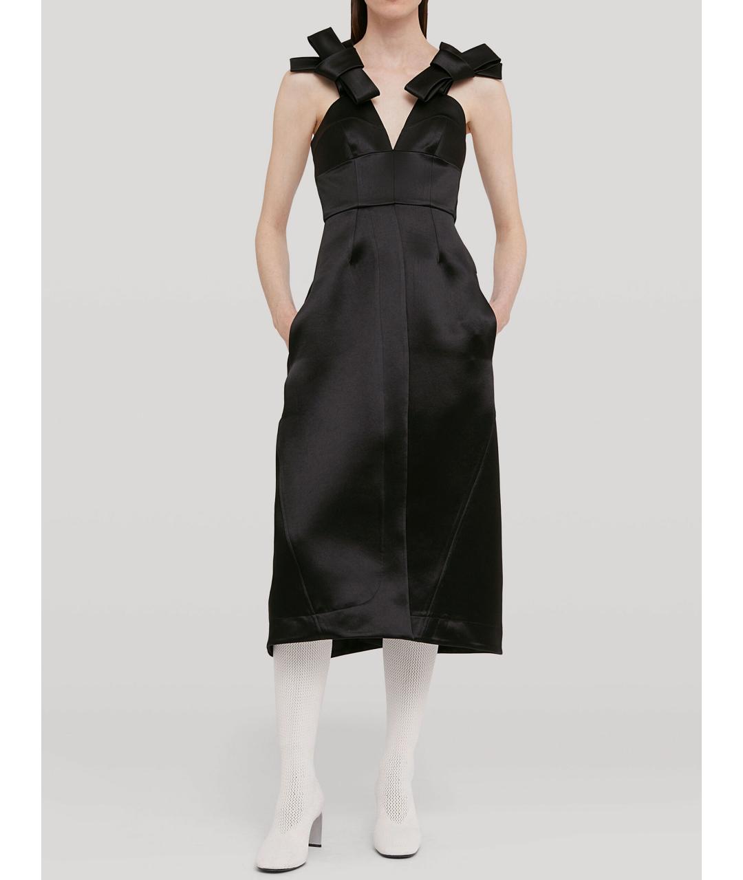 JIL SANDER Черное платье, фото 2