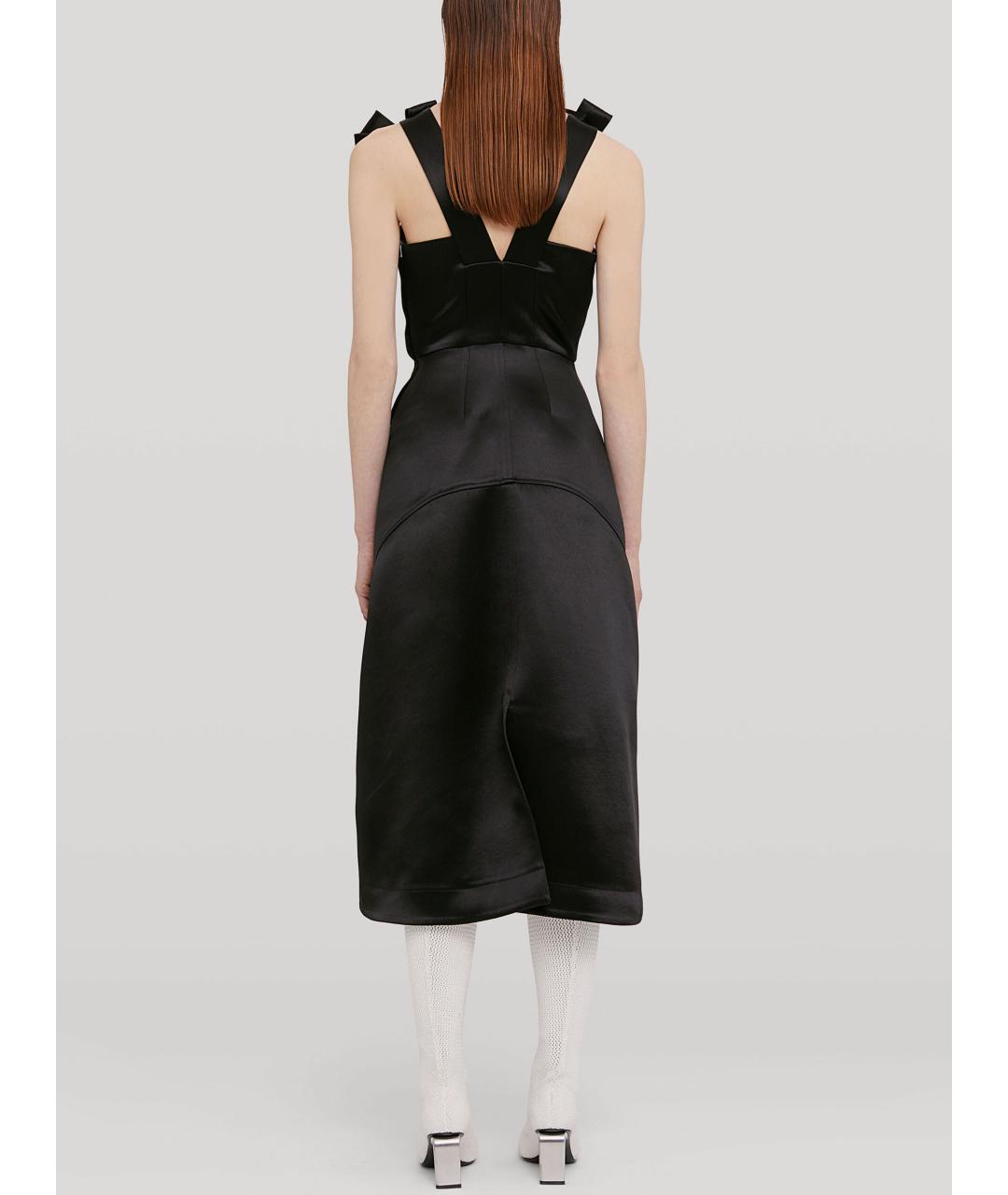 JIL SANDER Черное платье, фото 4