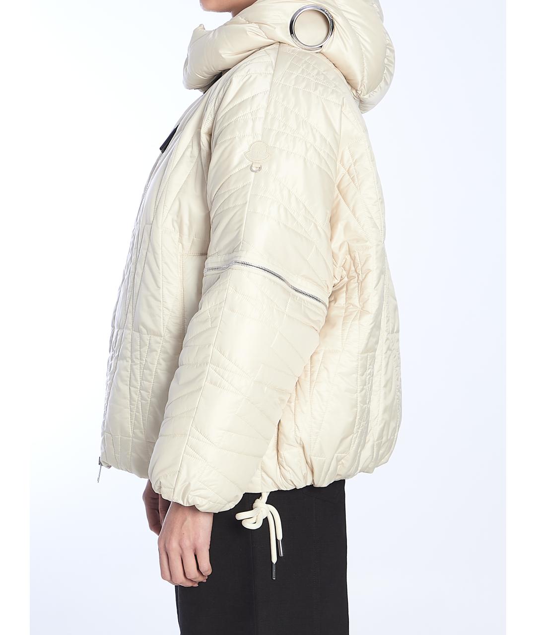 MONCLER Белая куртка, фото 4