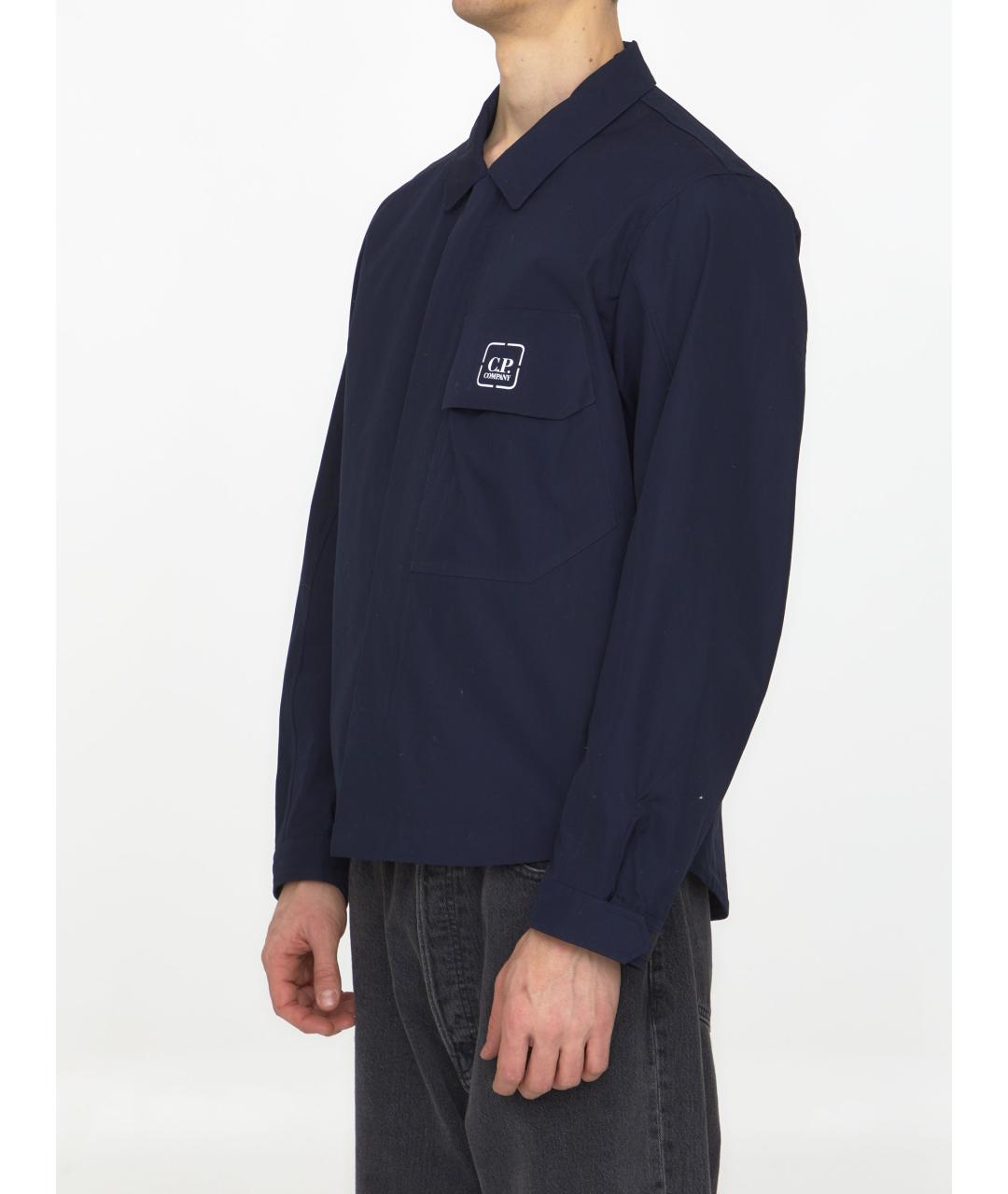 CP COMPANY Синяя хлопковая куртка, фото 3