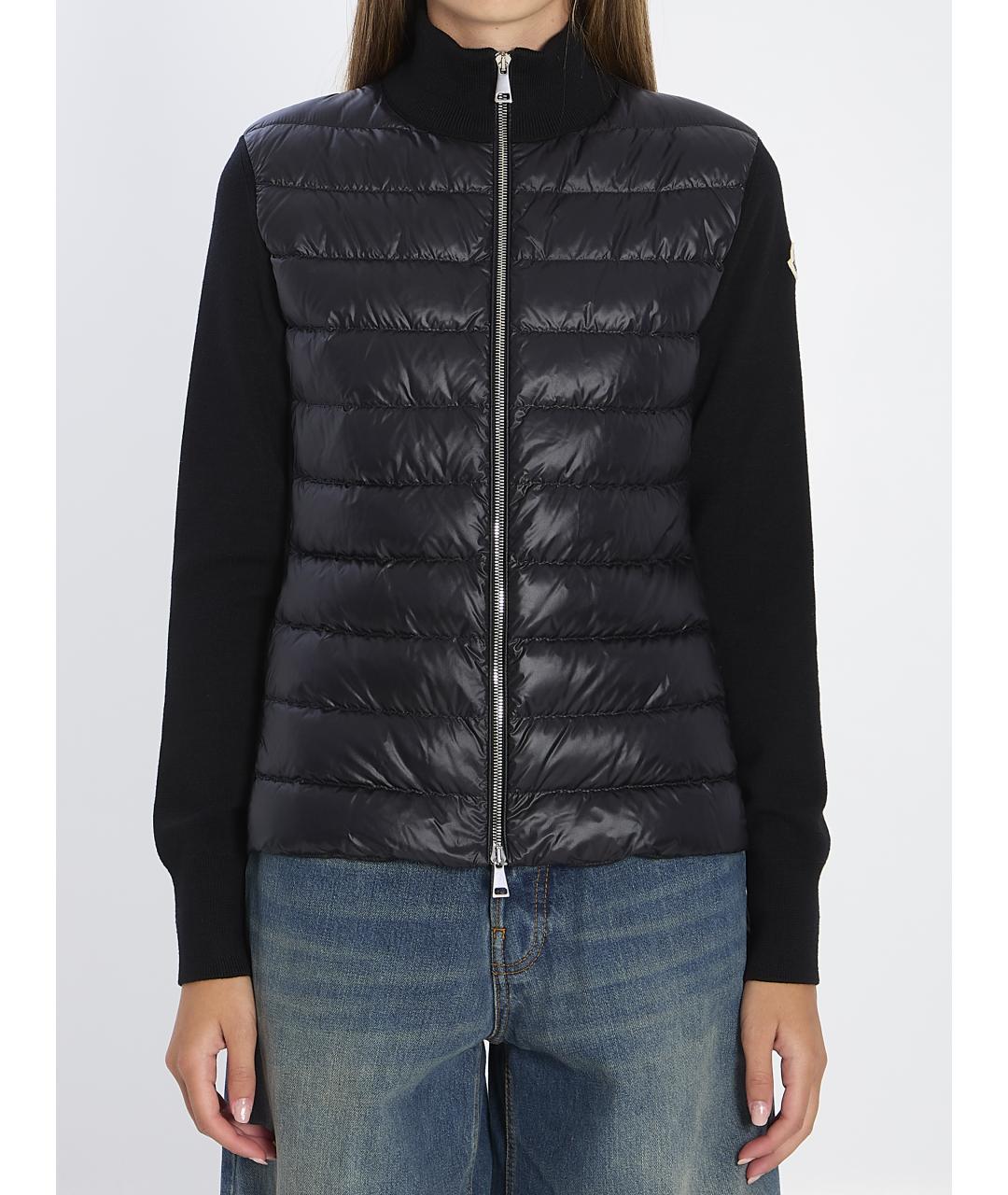 MONCLER Черный кардиган, фото 2