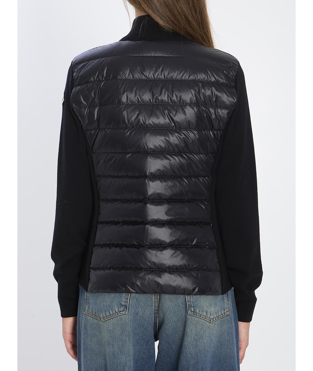 MONCLER Черный кардиган, фото 5