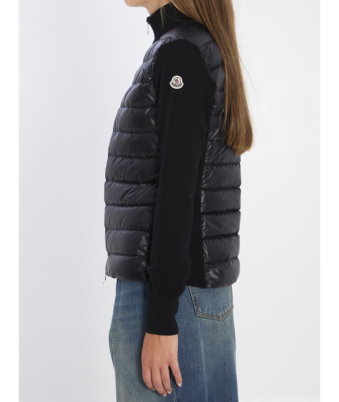 MONCLER Черный кардиган, фото 4