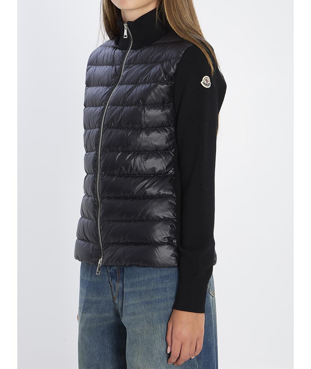 MONCLER Черный кардиган, фото 3