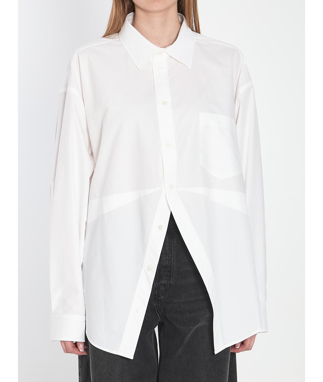 BALENCIAGA Белая хлопковая рубашка, фото 2