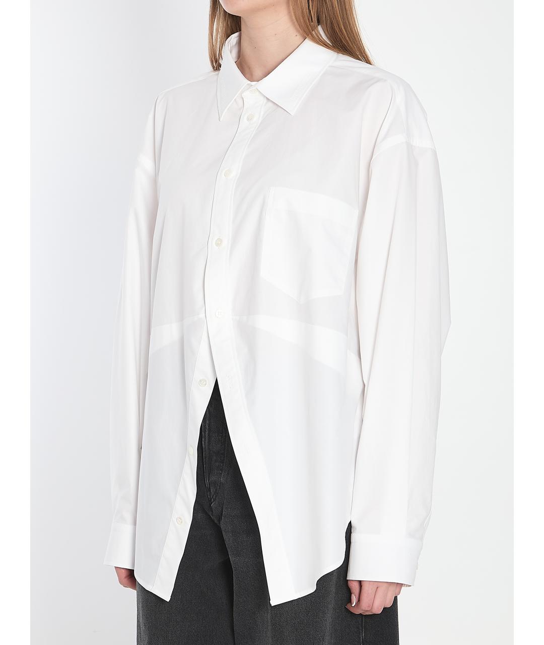 BALENCIAGA Белая хлопковая рубашка, фото 3