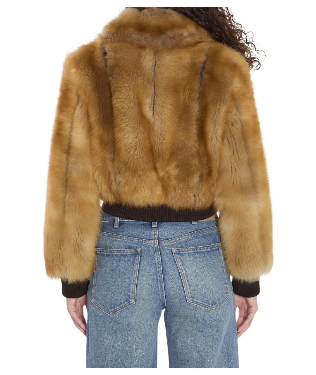 SAINT LAURENT Мульти меховая куртка, фото 5