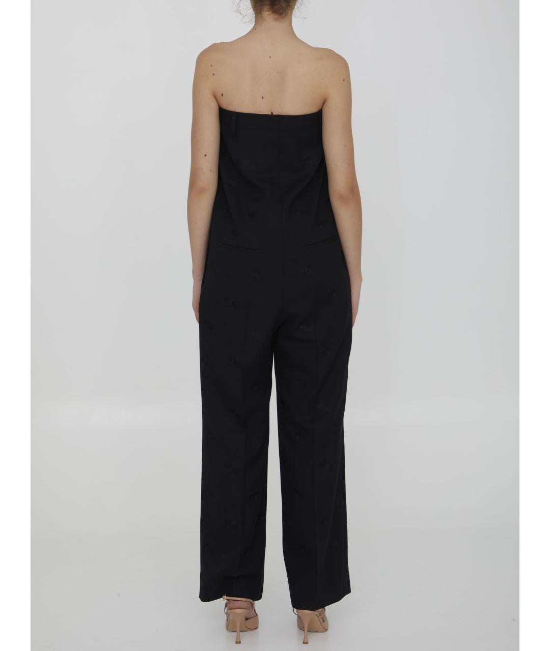 BURBERRY Черный шерстяной комбинезон, фото 4