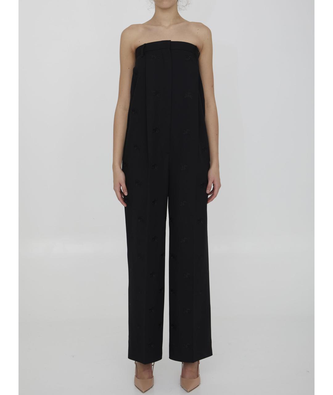 BURBERRY Черный шерстяной комбинезон, фото 5