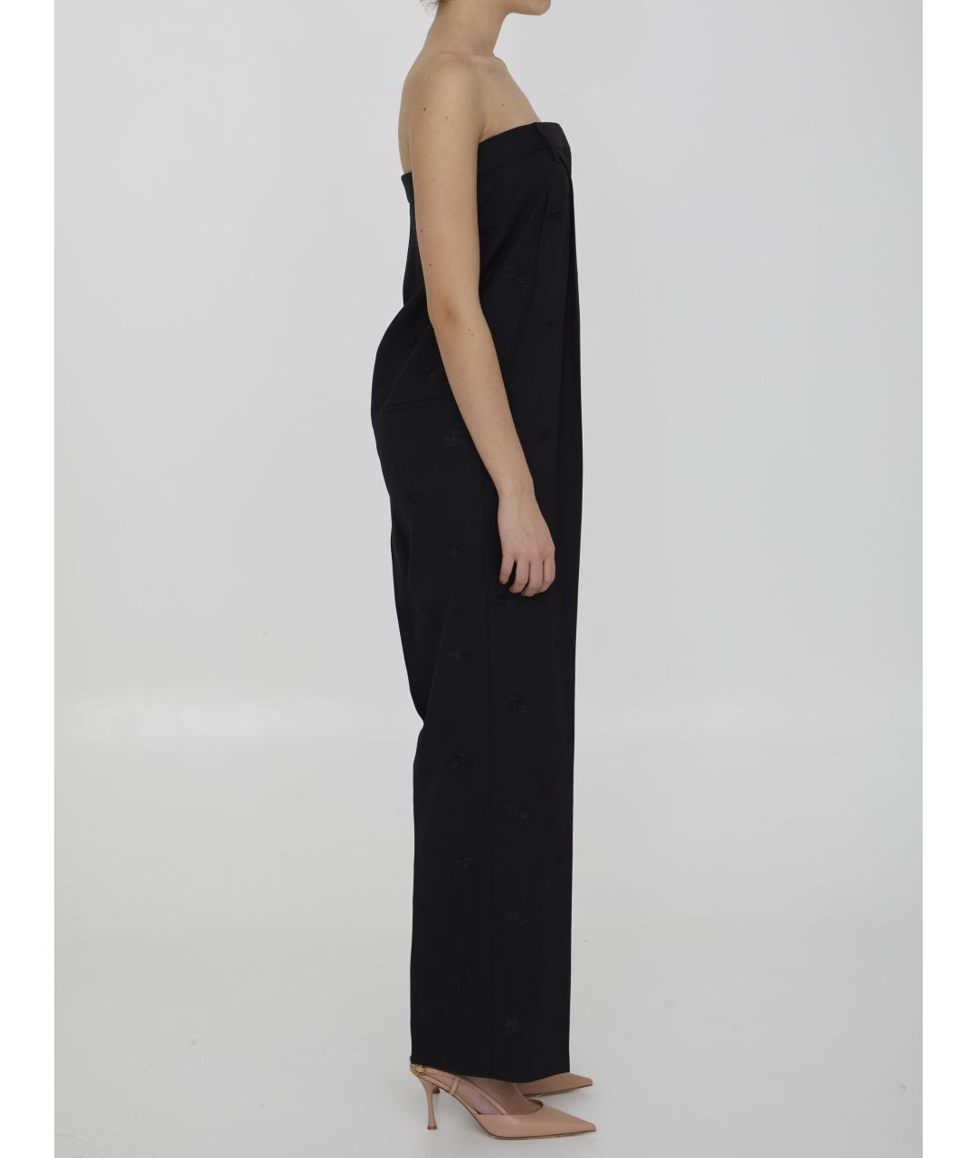 BURBERRY Черный шерстяной комбинезон, фото 3