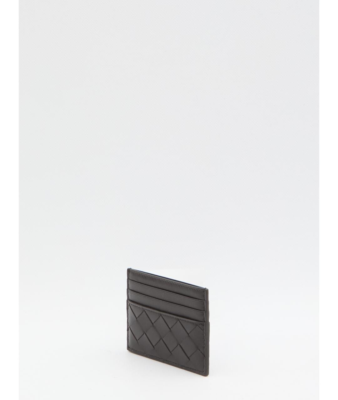 BOTTEGA VENETA Коричневый кожаный кошелек, фото 2