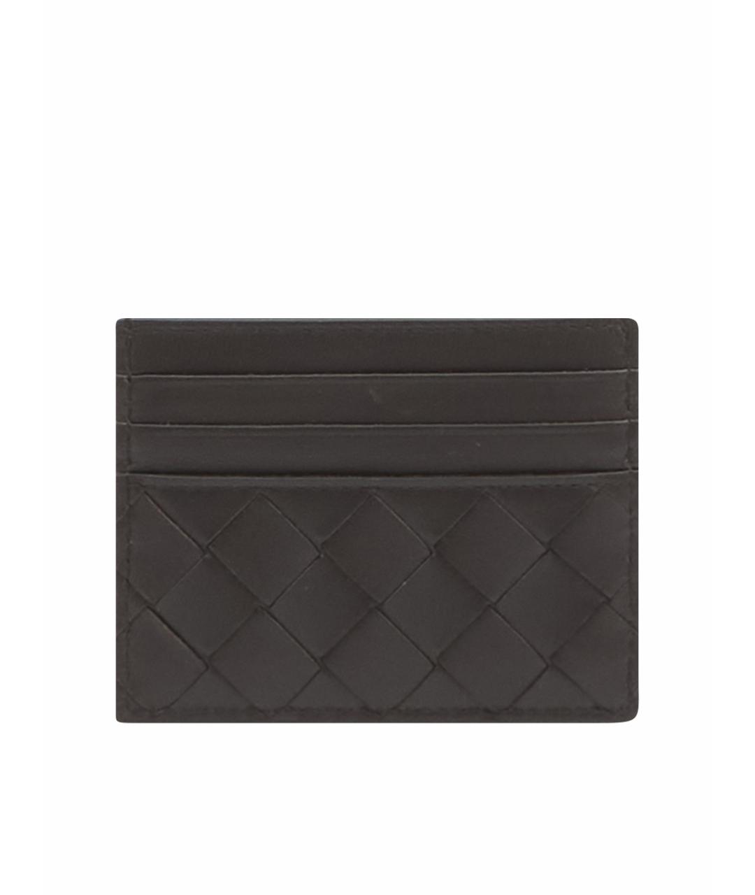 BOTTEGA VENETA Коричневый кожаный кошелек, фото 1