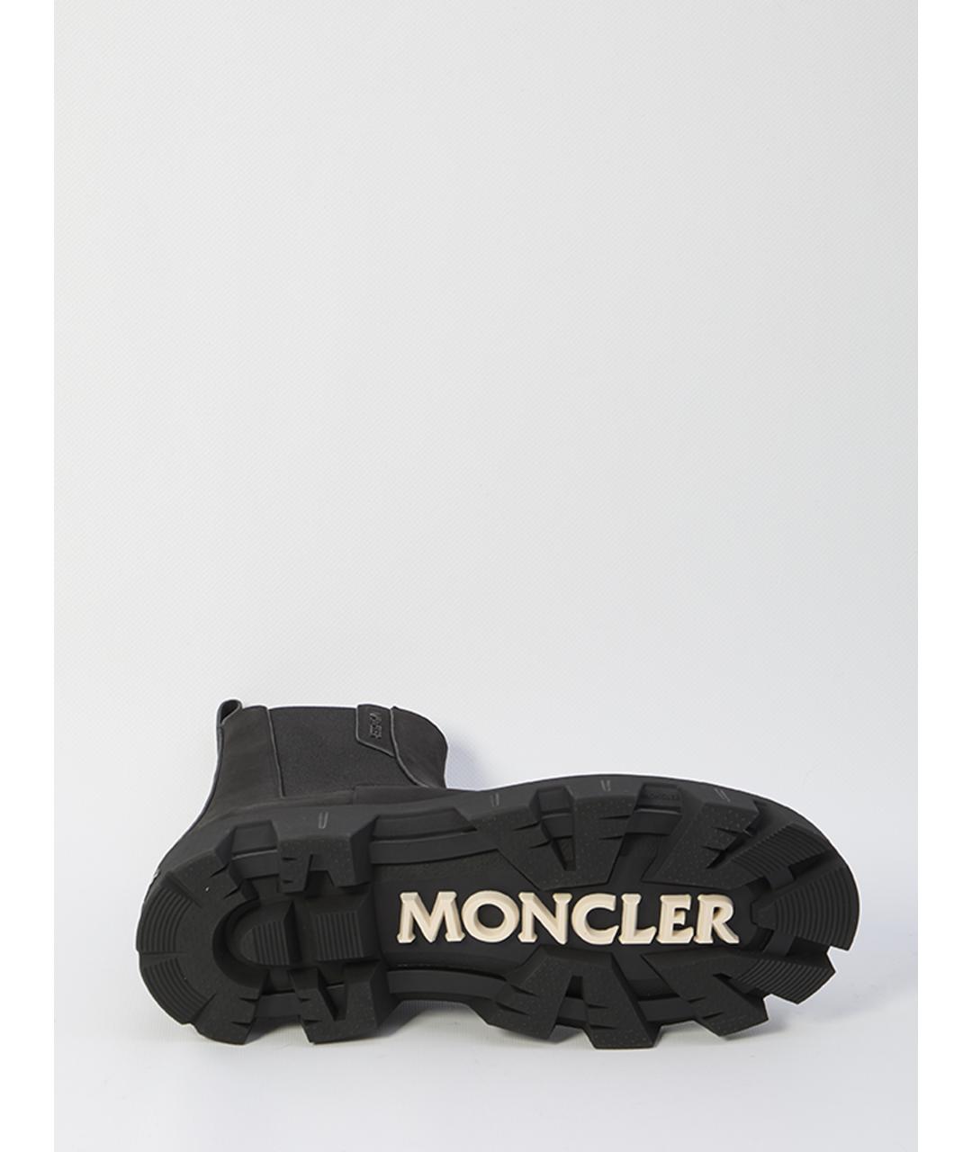 MONCLER Черные низкие ботинки, фото 4