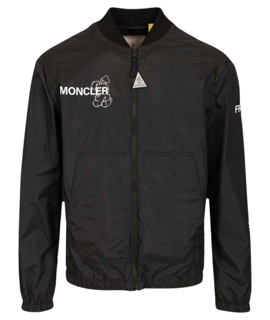 MONCLER Черная полиамидовая куртка, фото 1