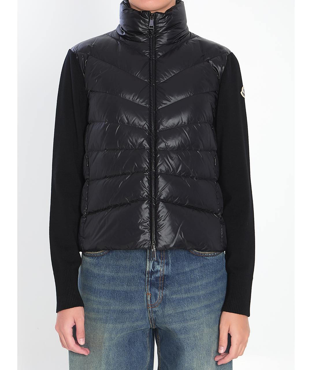 MONCLER Черная куртка, фото 2