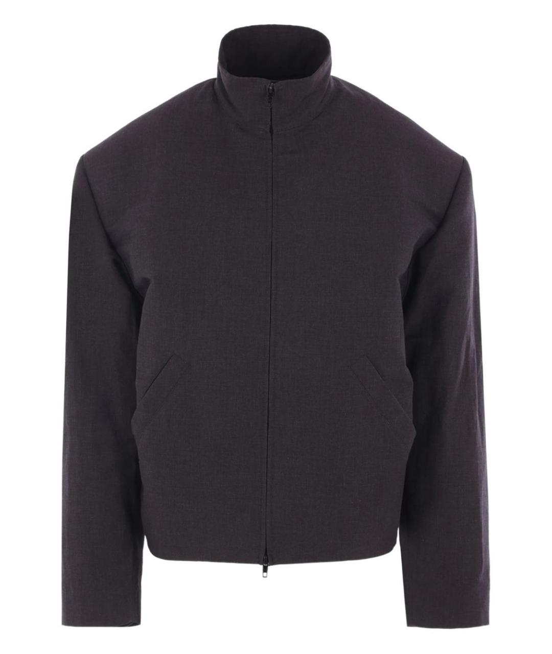 BALENCIAGA Серая льняная куртка, фото 1