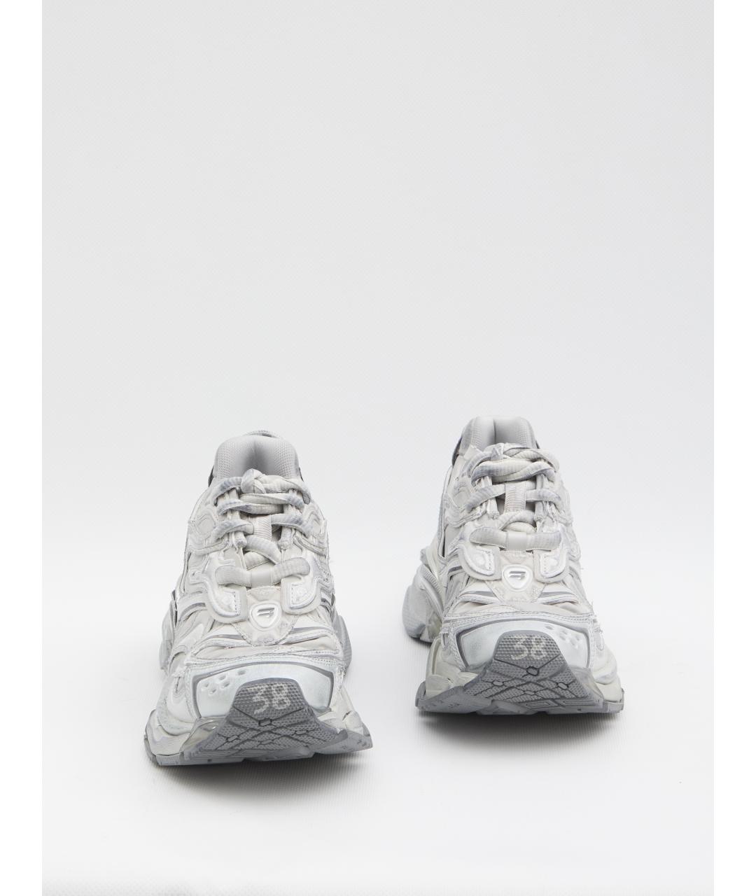 BALENCIAGA Серые синтетические кроссовки, фото 5