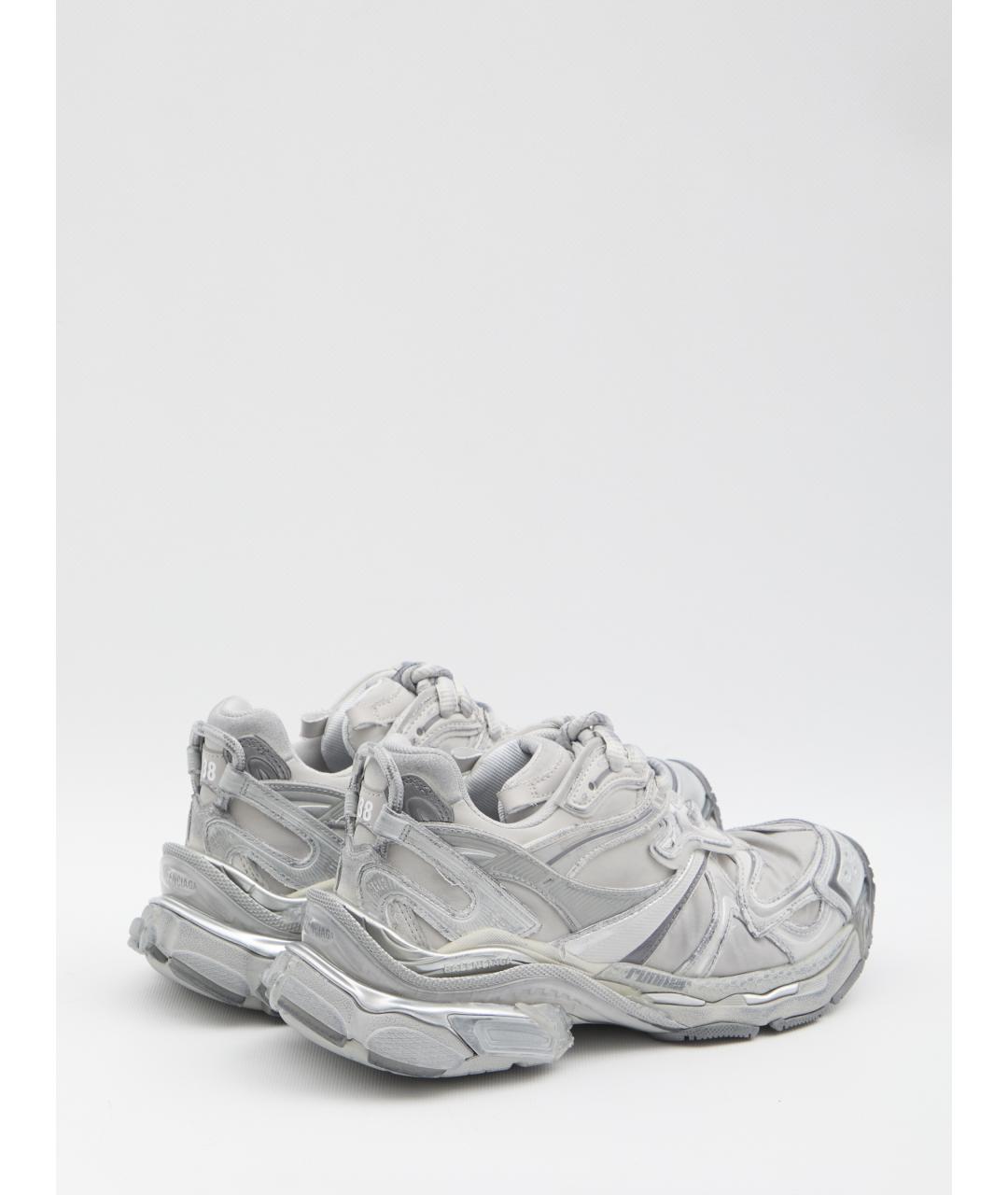 BALENCIAGA Серые синтетические кроссовки, фото 3