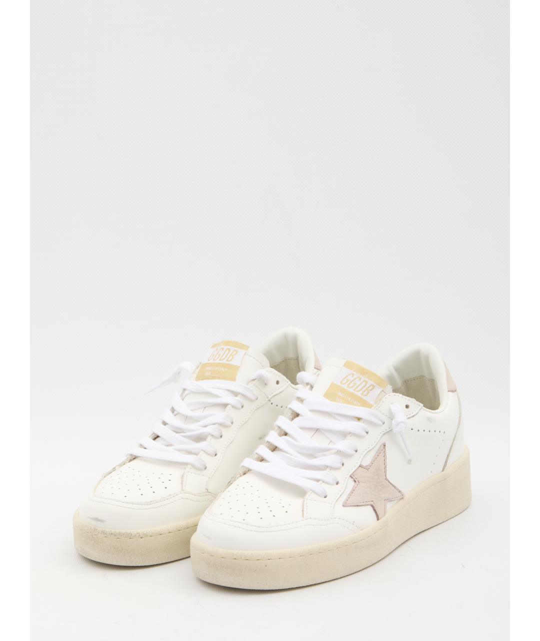 GOLDEN GOOSE DELUXE BRAND Белые кожаные кроссовки, фото 2