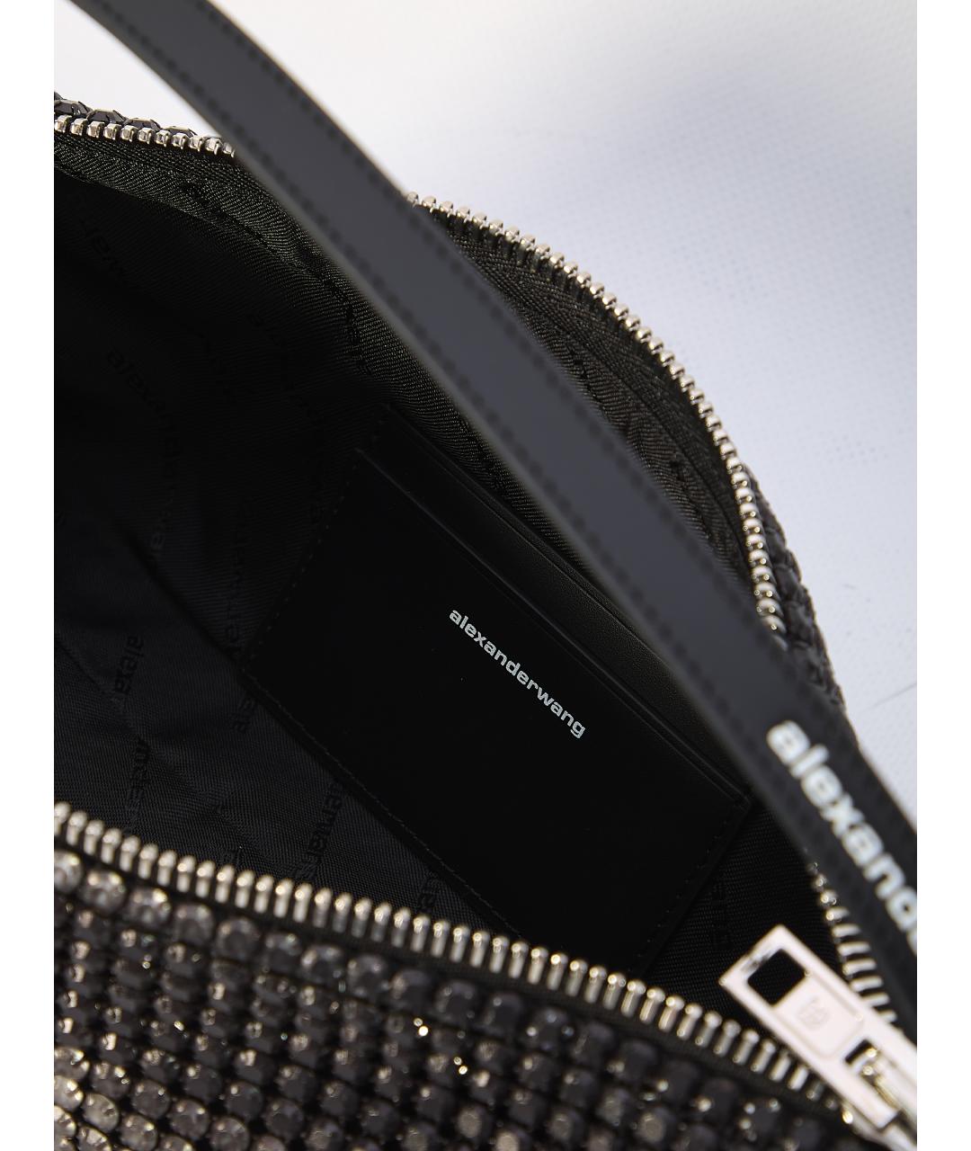 ALEXANDER WANG Серебряная сумка через плечо, фото 4