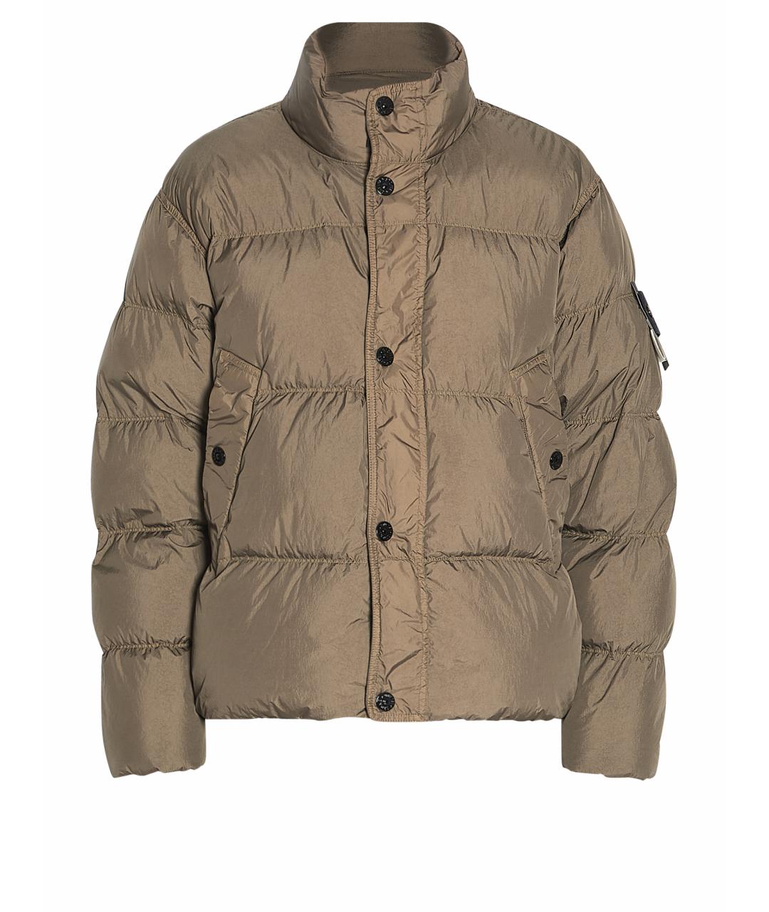 STONE ISLAND Хаки полиамидовая куртка, фото 1