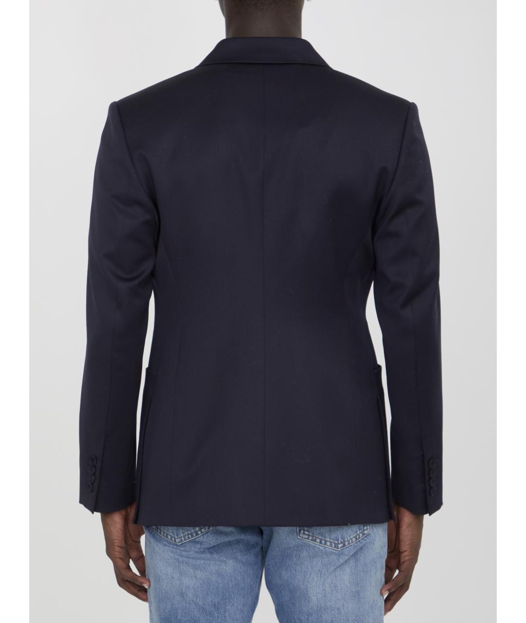 CHRISTIAN DIOR Синий шерстяной пиджак, фото 4