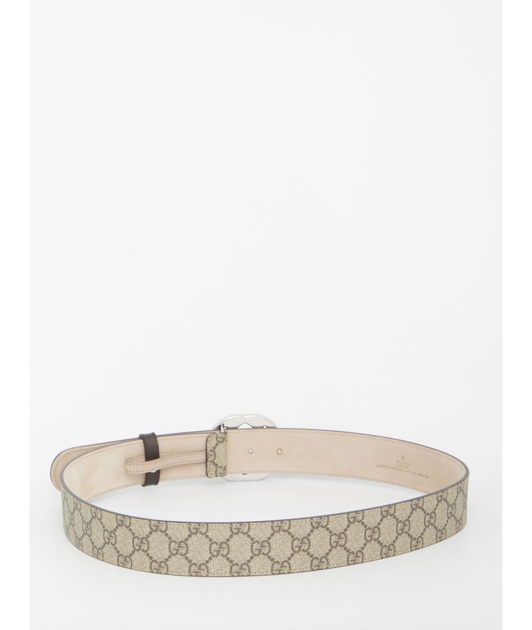 GUCCI Бежевый ремень, фото 2