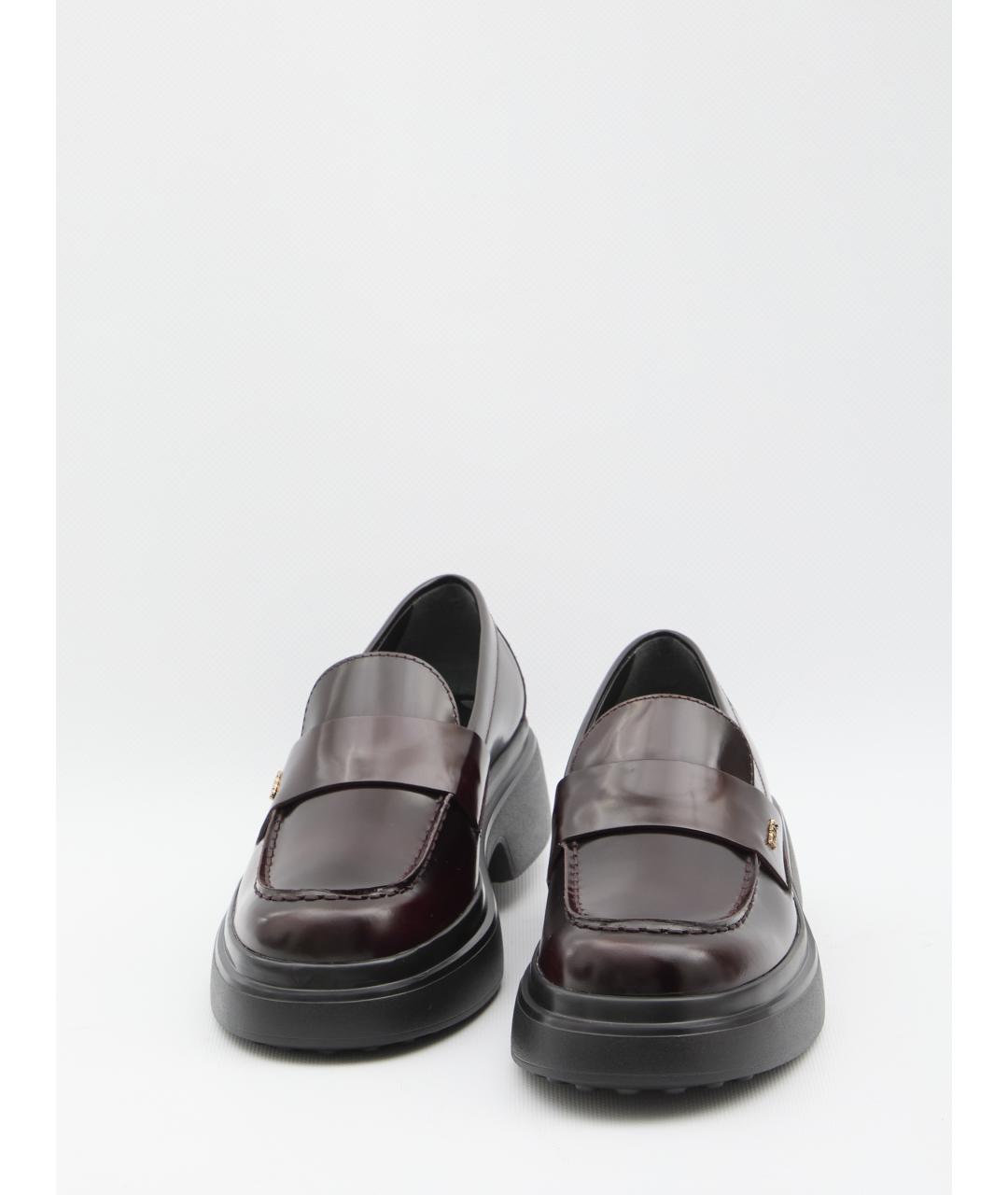 TOD'S Коричневые кожаные лоферы, фото 5