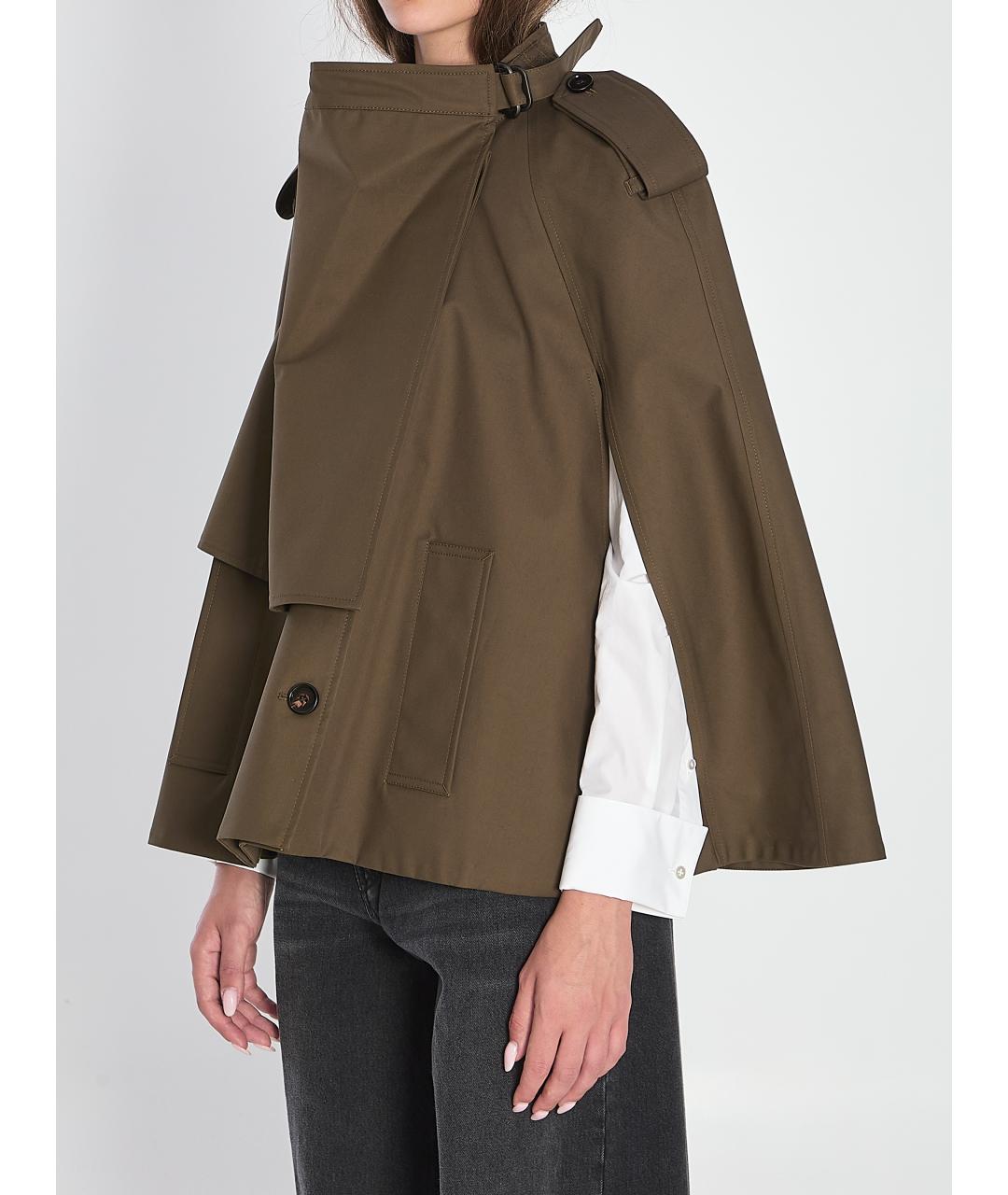 BURBERRY Хаки хлопковый тренч/плащ, фото 3