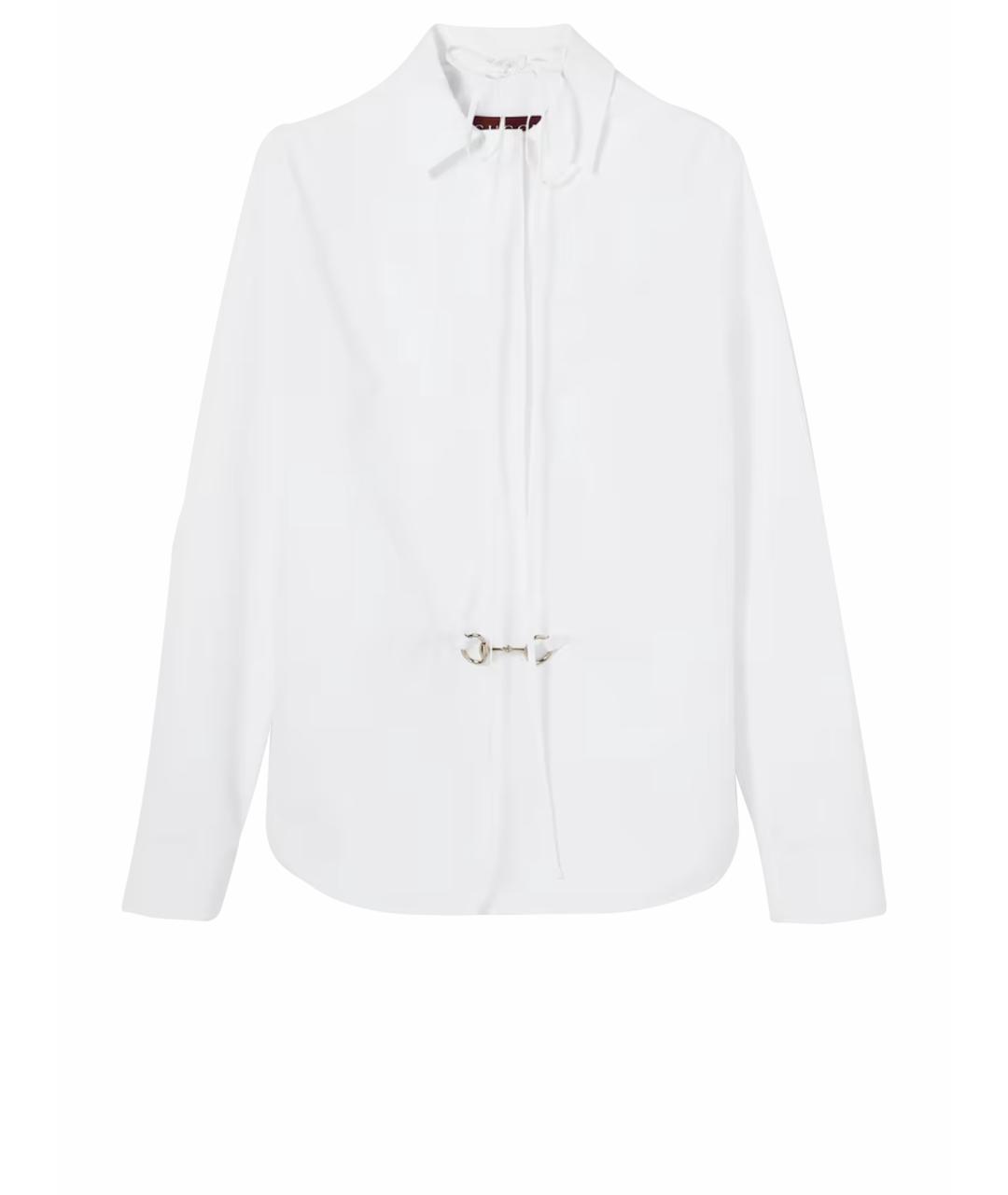 GUCCI Белая хлопковая рубашка, фото 1