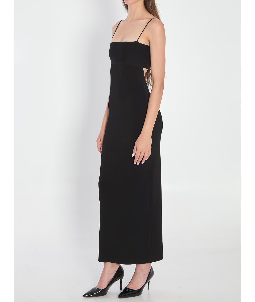 ALEXANDER WANG Черное вискозное платье, фото 3