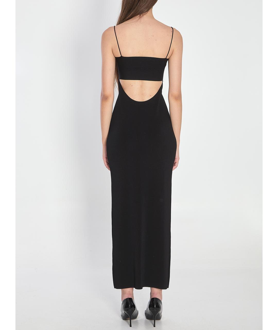 ALEXANDER WANG Черное вискозное платье, фото 5