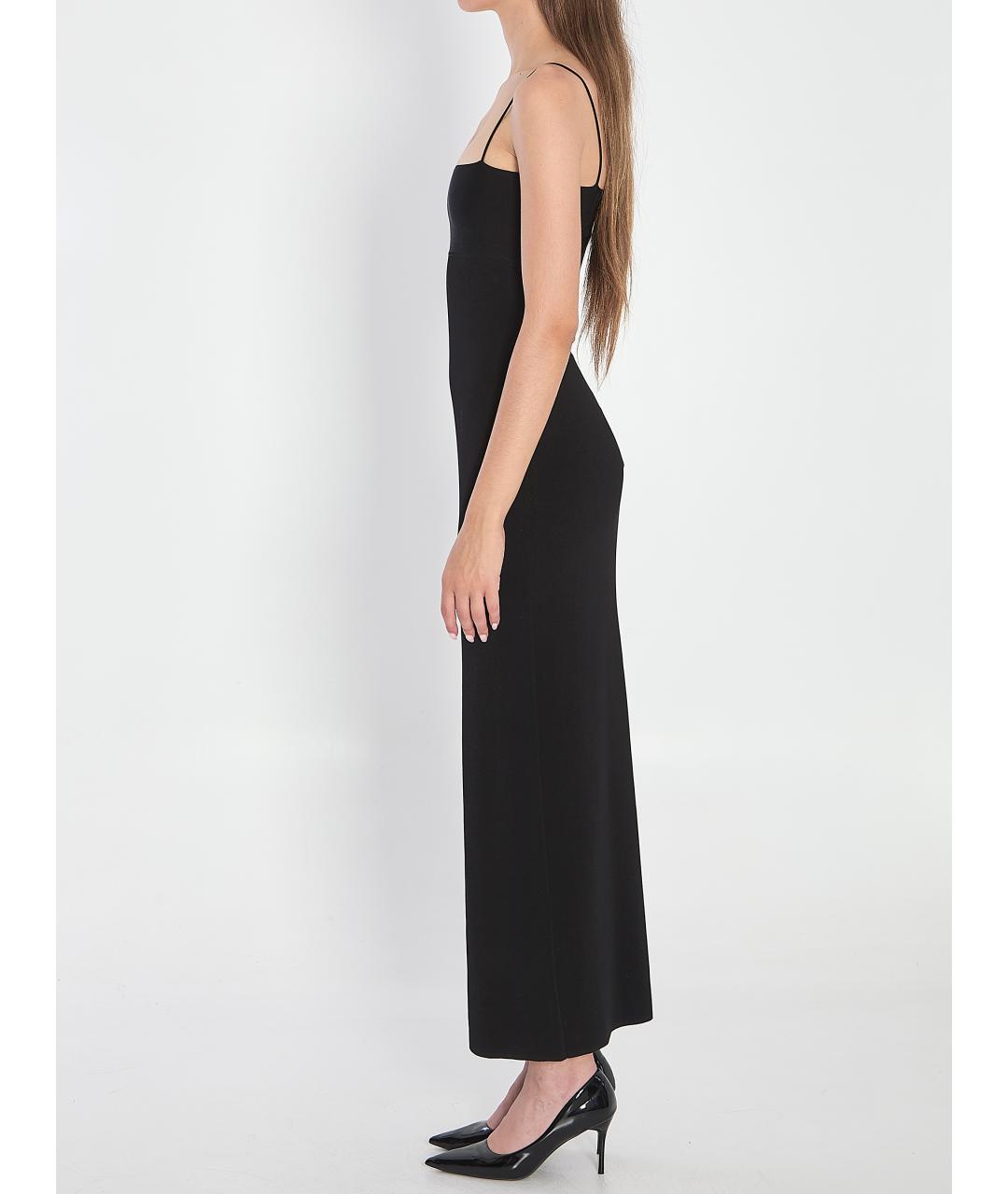 ALEXANDER WANG Черное вискозное платье, фото 4