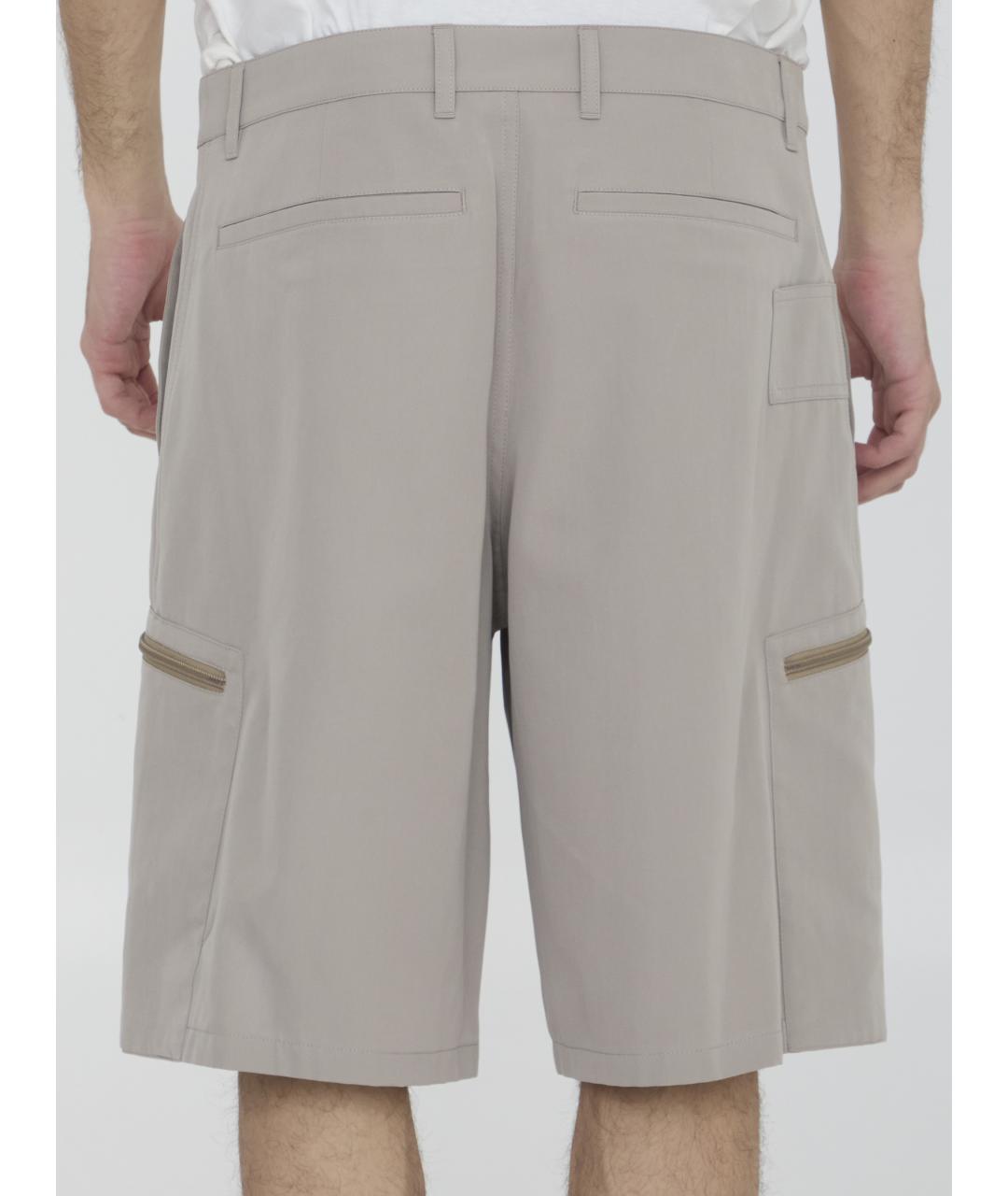 CHRISTIAN DIOR Бежевые хлопковые шорты, фото 4