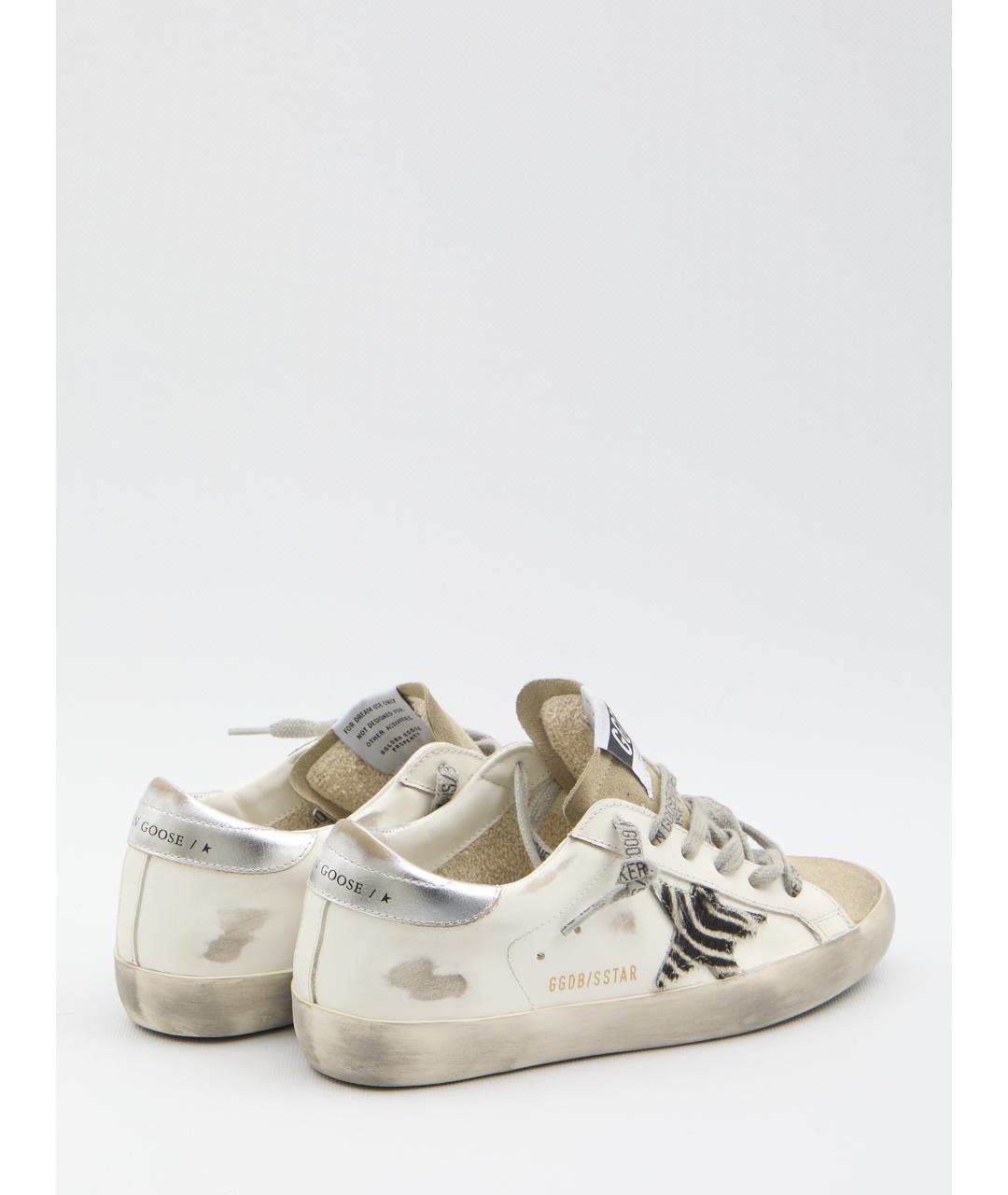 GOLDEN GOOSE DELUXE BRAND Белые кожаные кеды, фото 3