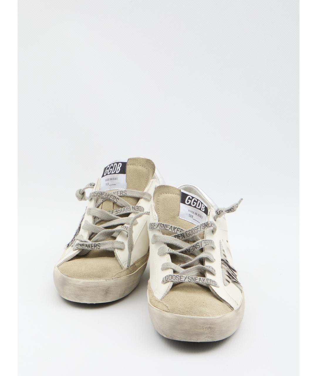 GOLDEN GOOSE DELUXE BRAND Белые кожаные кеды, фото 5
