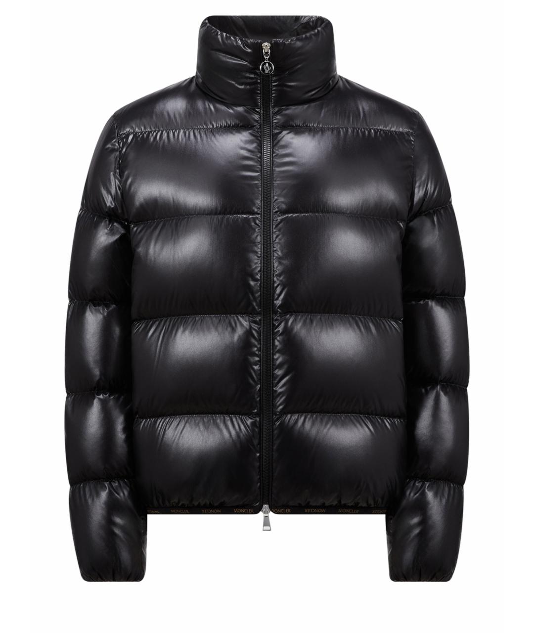 MONCLER Черная синтетическая куртка, фото 1