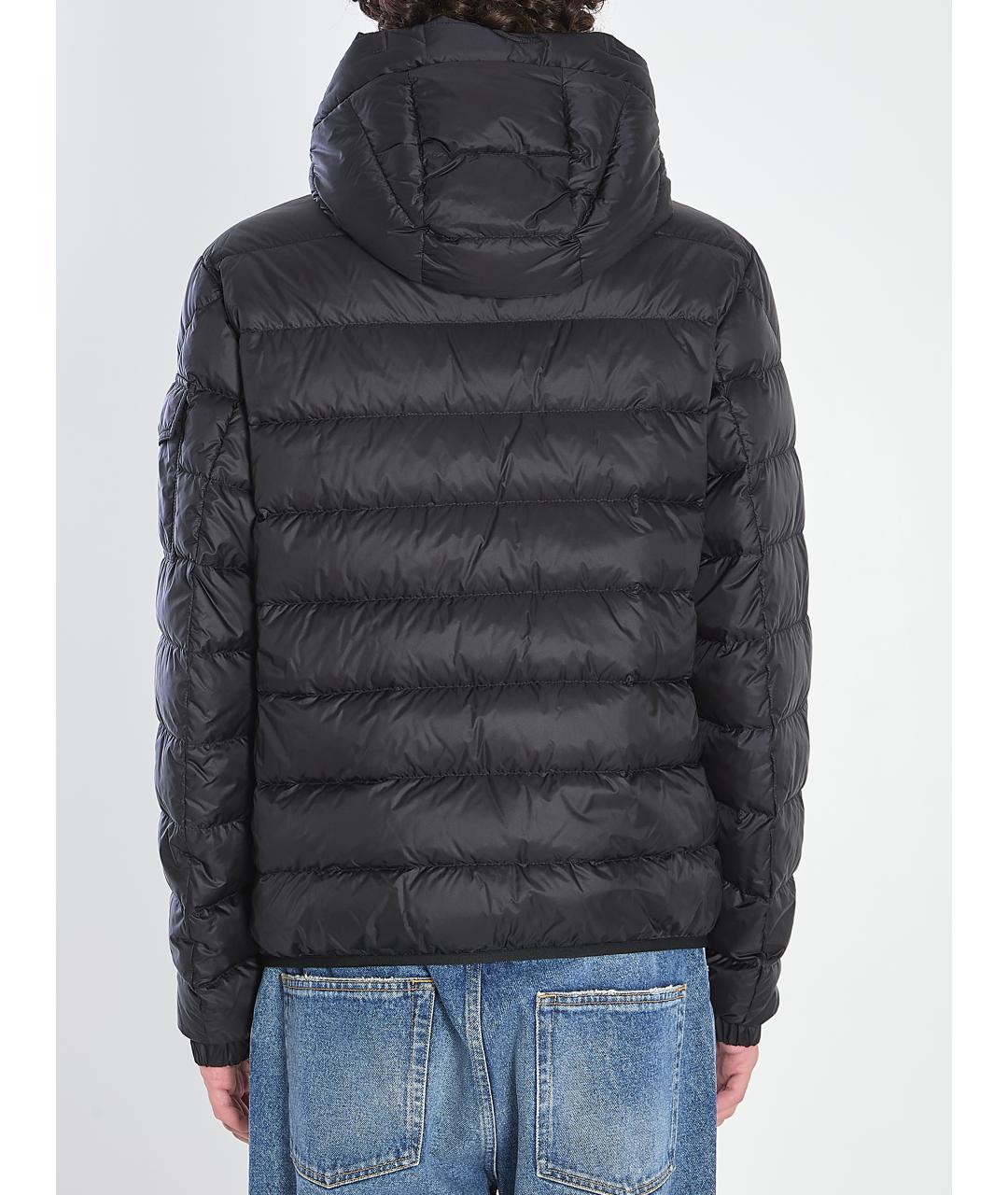 MONCLER Черная полиамидовая куртка, фото 5