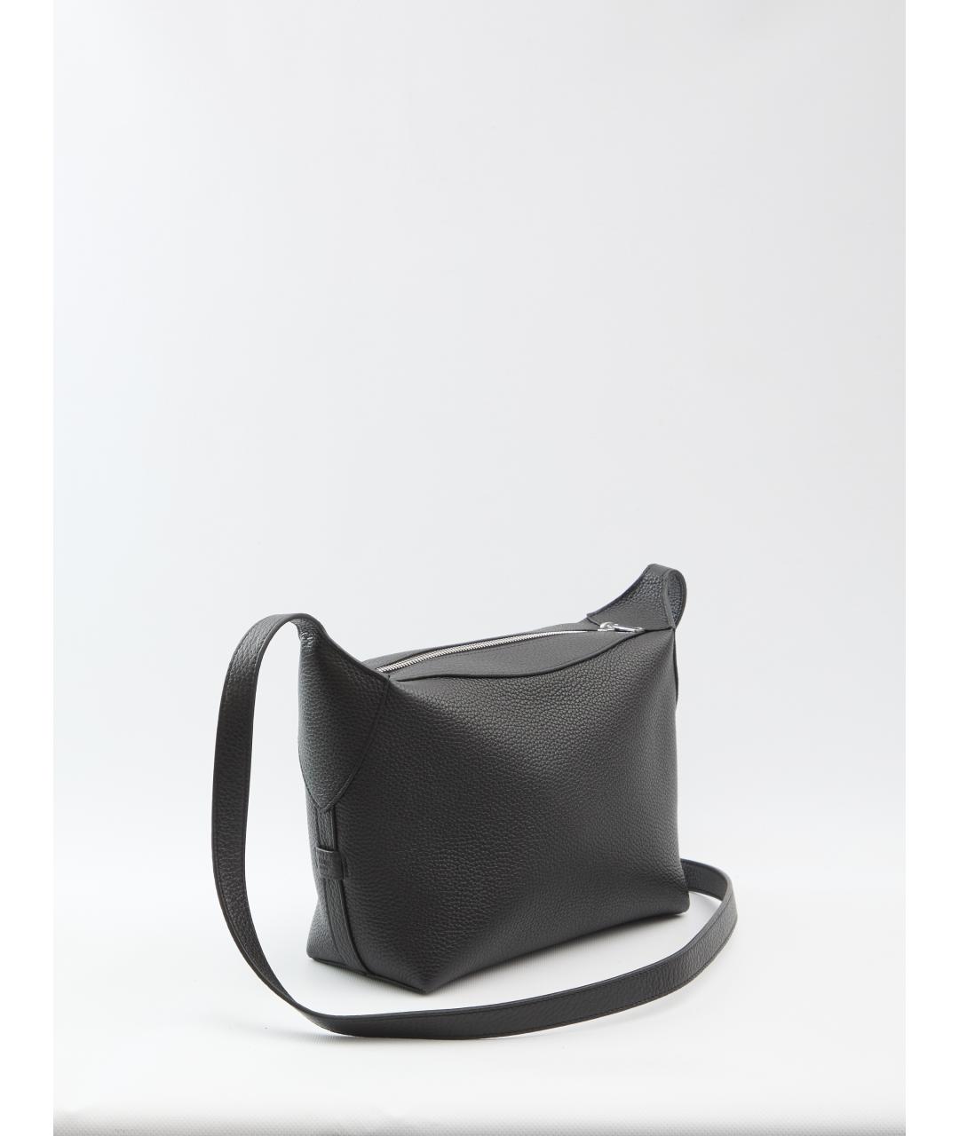 CELINE Черная кожаная сумка на плечо, фото 3