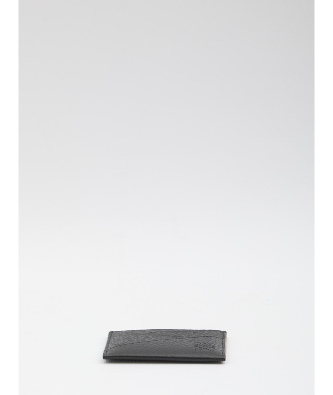 LOEWE Черный кожаный кардхолдер, фото 3