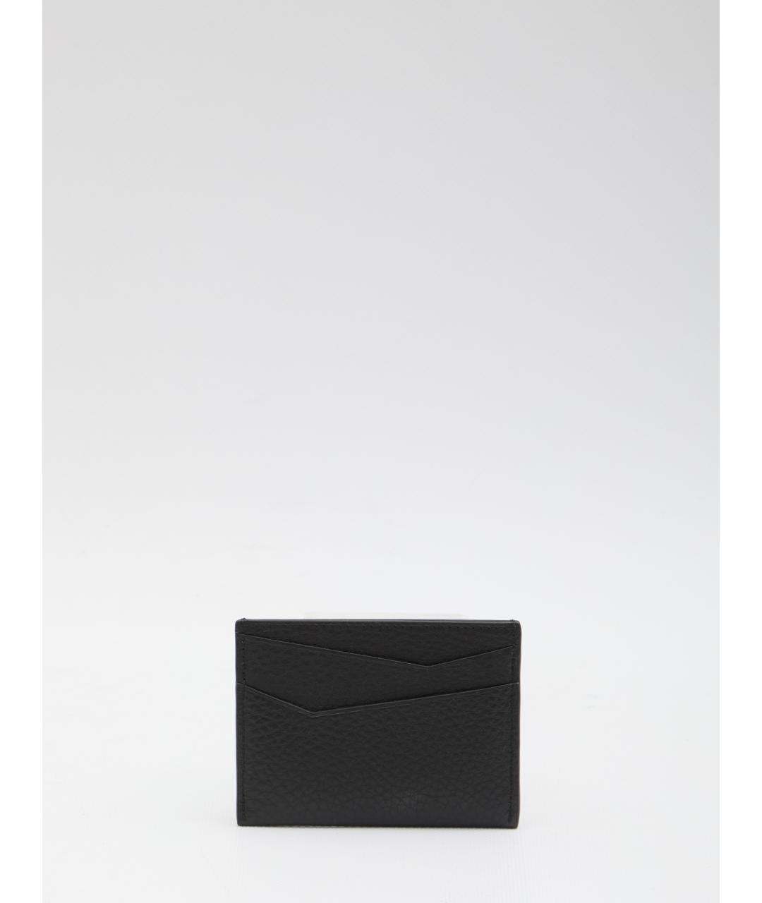 LOEWE Черный кожаный кардхолдер, фото 2