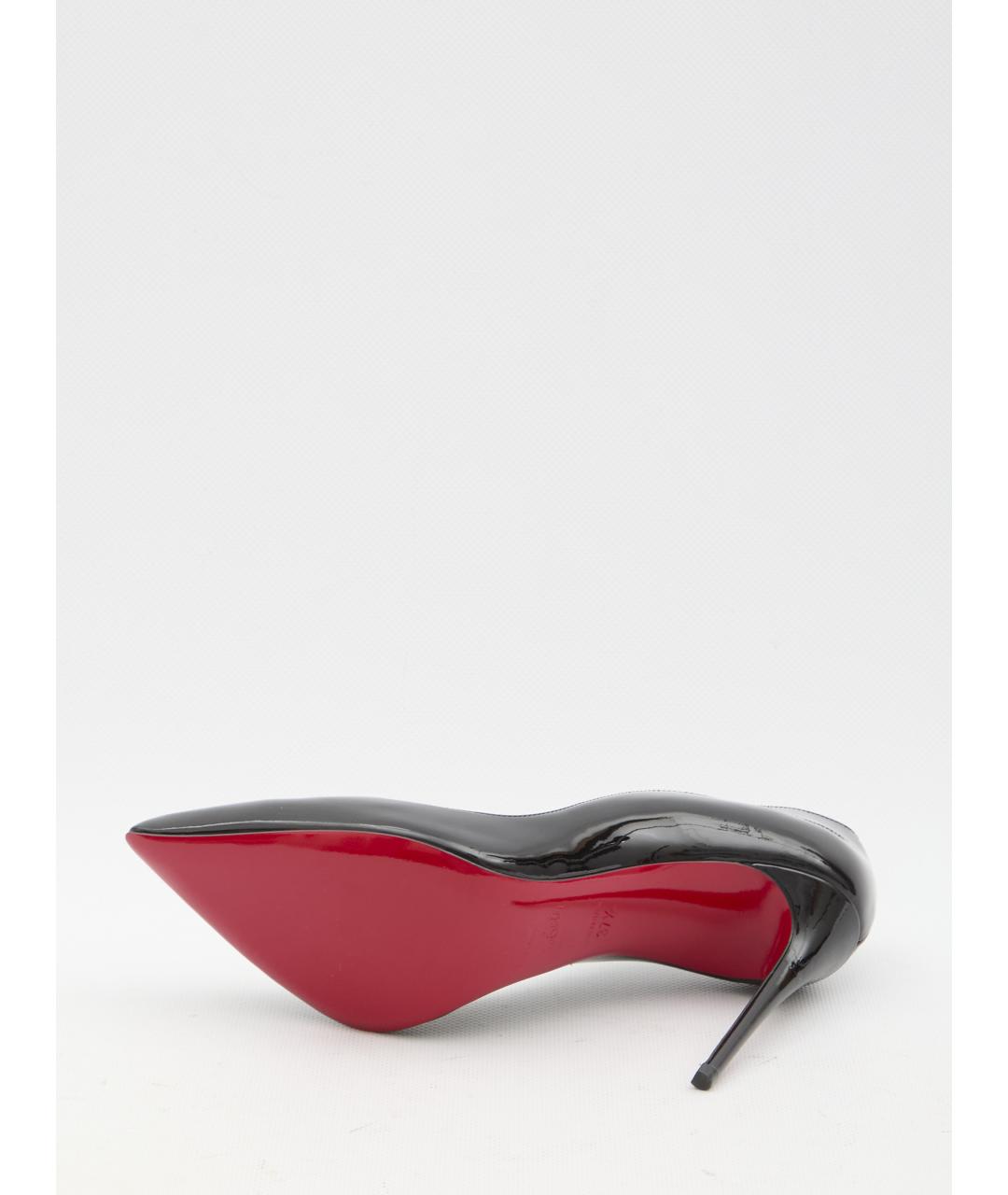 CHRISTIAN LOUBOUTIN Черные туфли из лакированной кожи, фото 4