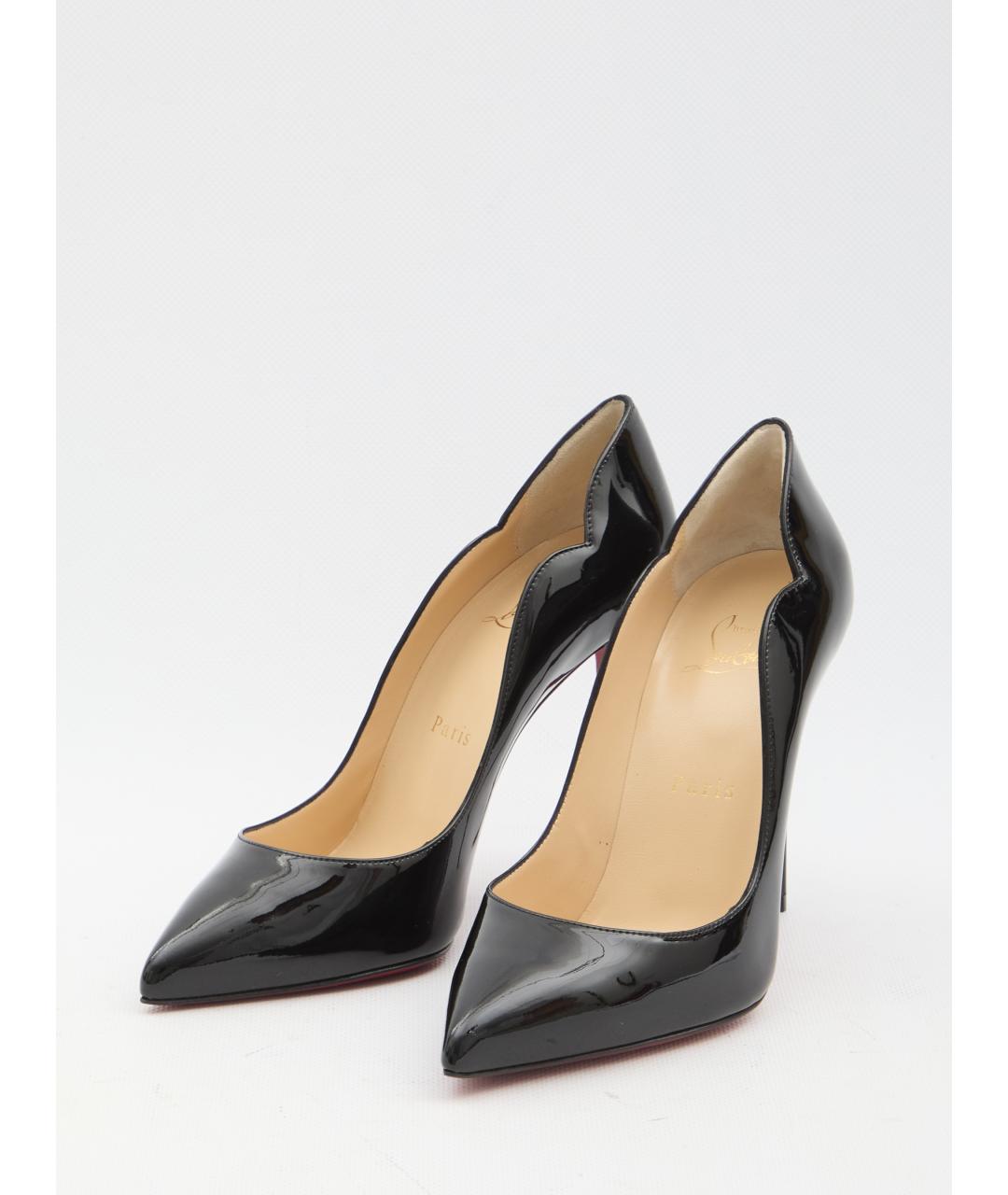 CHRISTIAN LOUBOUTIN Черные туфли из лакированной кожи, фото 2