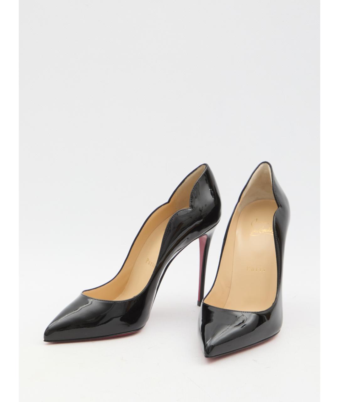 CHRISTIAN LOUBOUTIN Черные туфли из лакированной кожи, фото 5