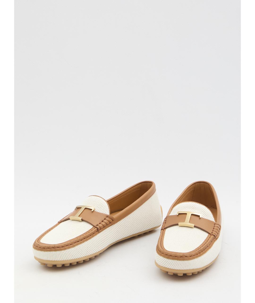 TOD'S Белые мокасины, фото 5