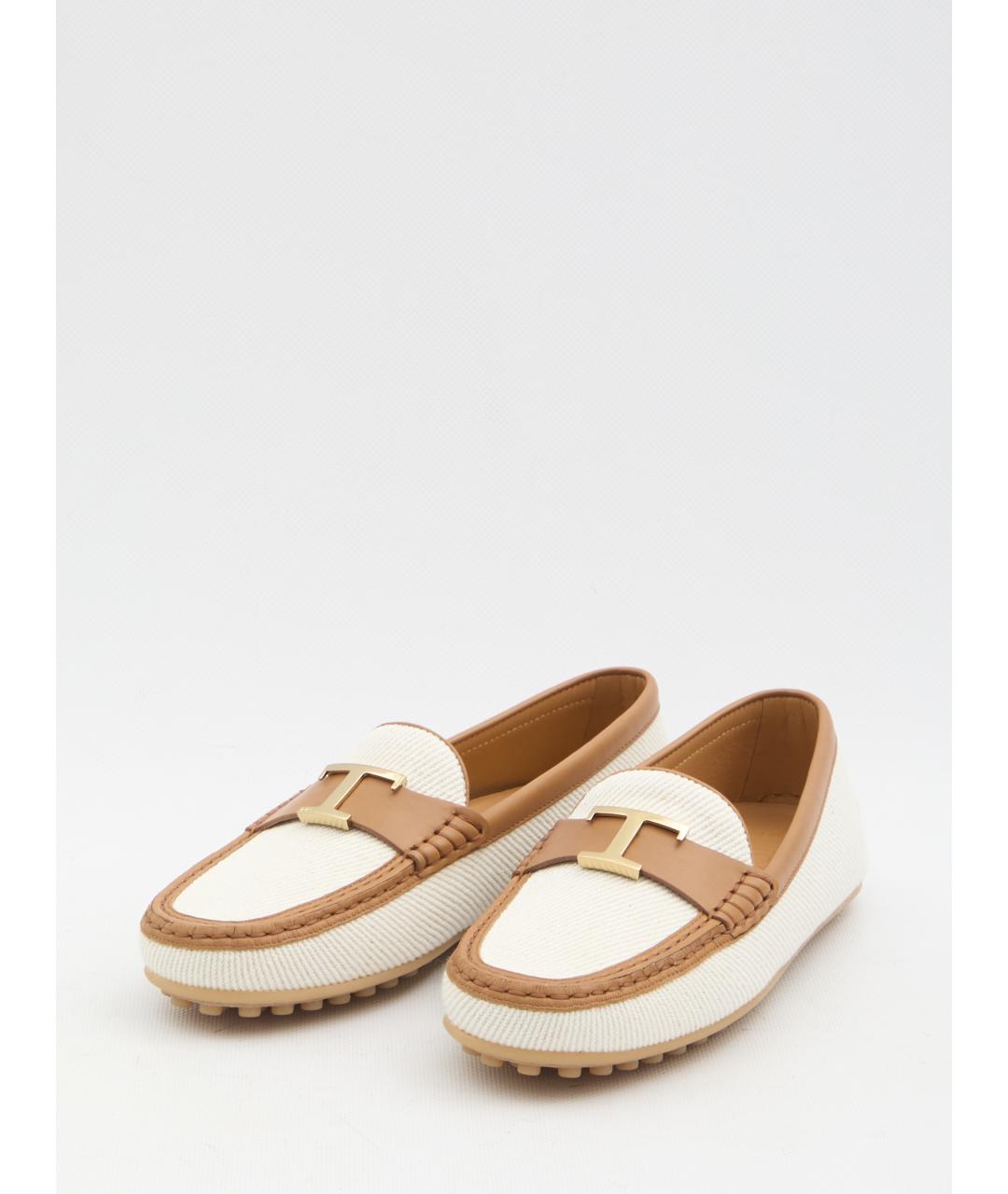 TOD'S Белые мокасины, фото 2