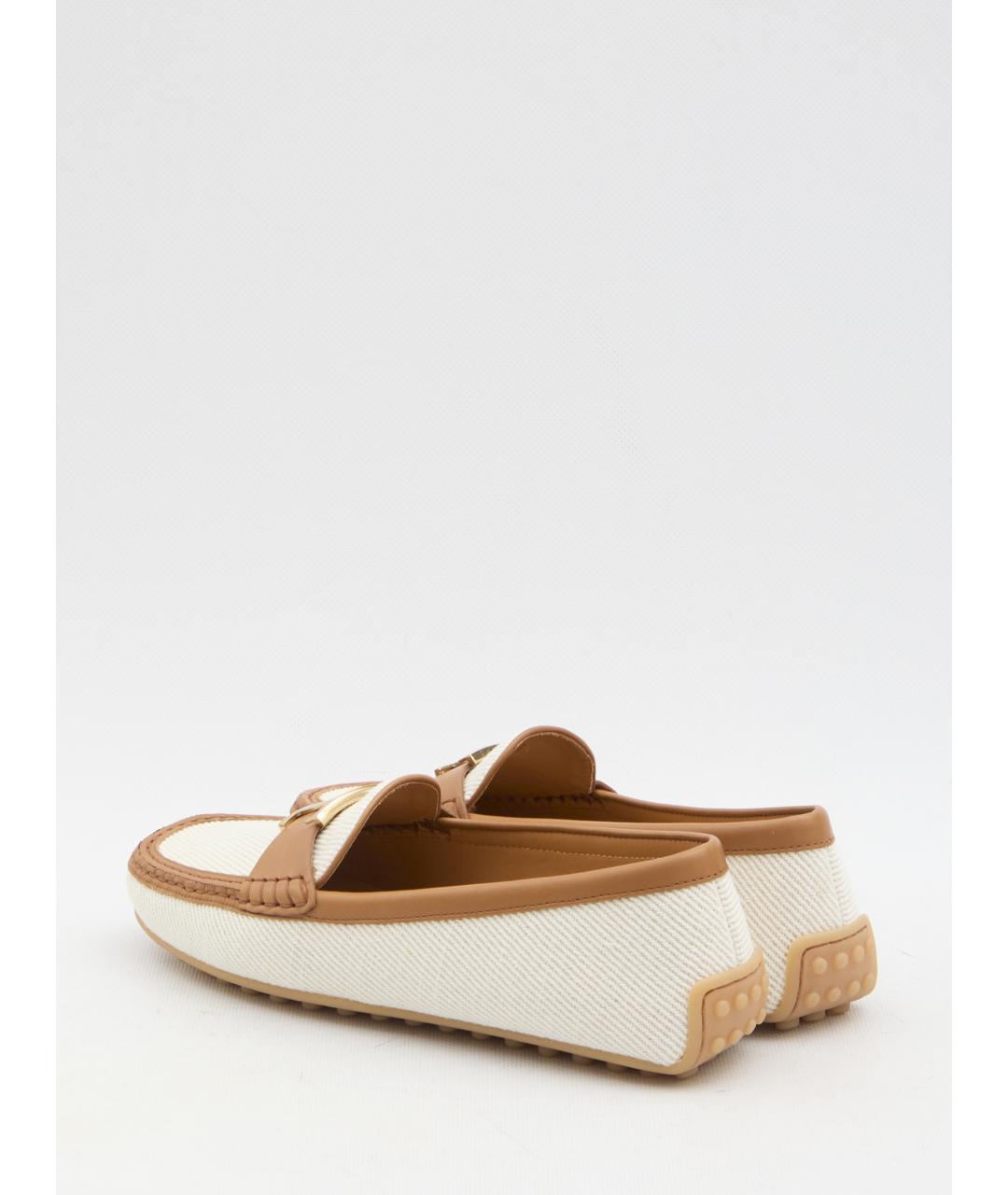 TOD'S Белые мокасины, фото 3