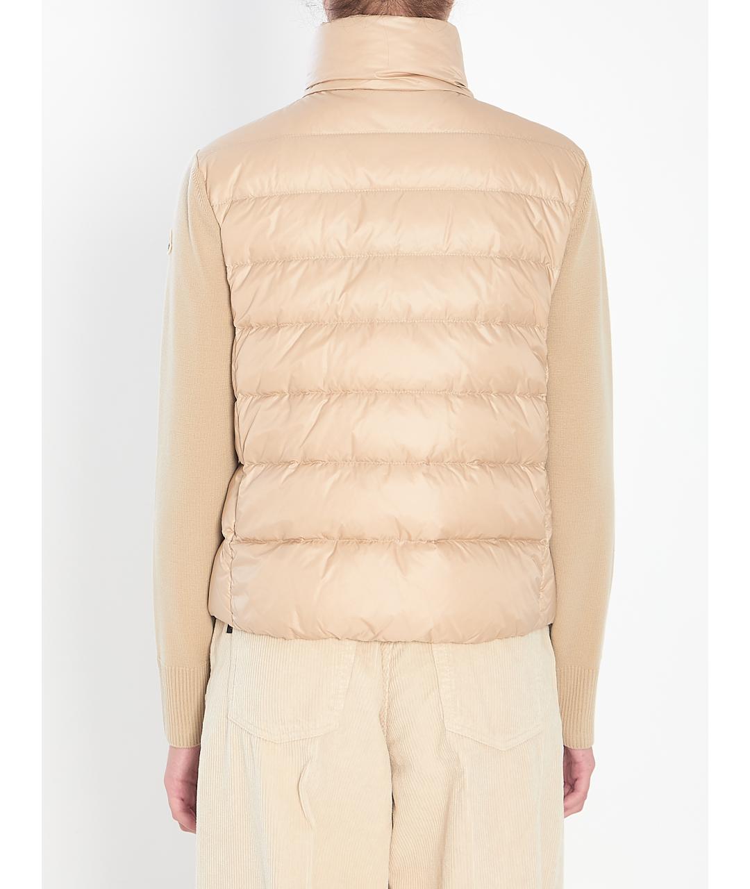 MONCLER Бежевый кардиган, фото 5
