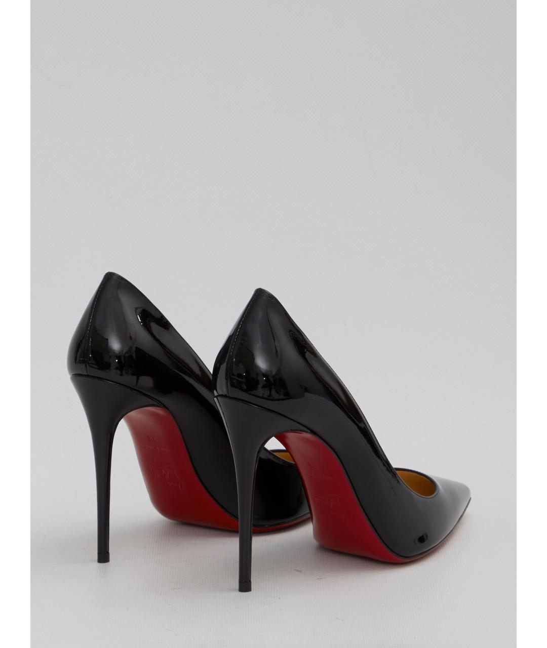 CHRISTIAN LOUBOUTIN Черные туфли из лакированной кожи, фото 3